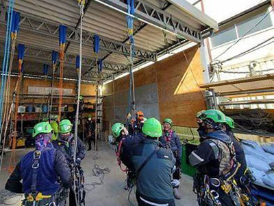 ロープアクセス訓練